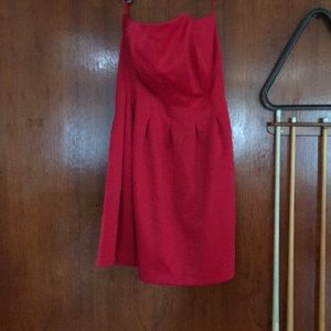 NY&Co Strapless Red Dress